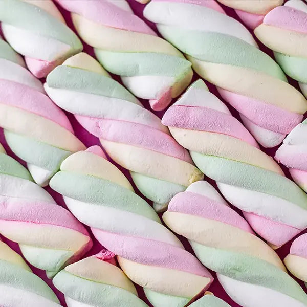 Freeze Dried Marshmallow Twists Retail Pack (Case 12 - RRP £4.99)