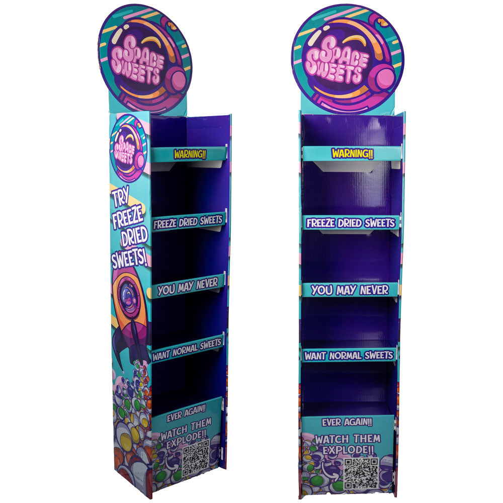 SpaceSweets Free Standing Display (FSDU)