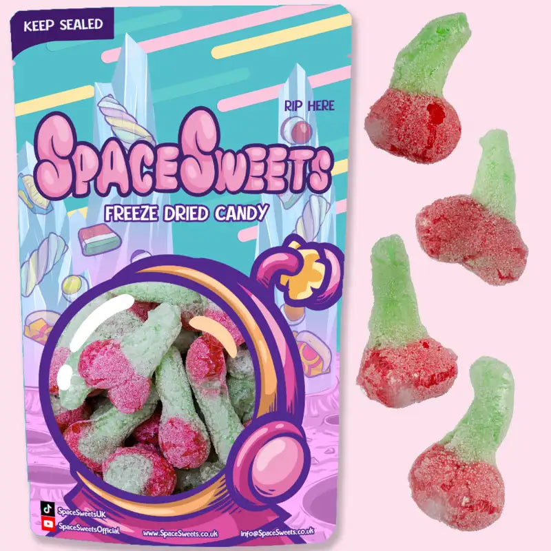 Freeze Dried Sour Twin Cherries (Case 12 - RRP £4.99)