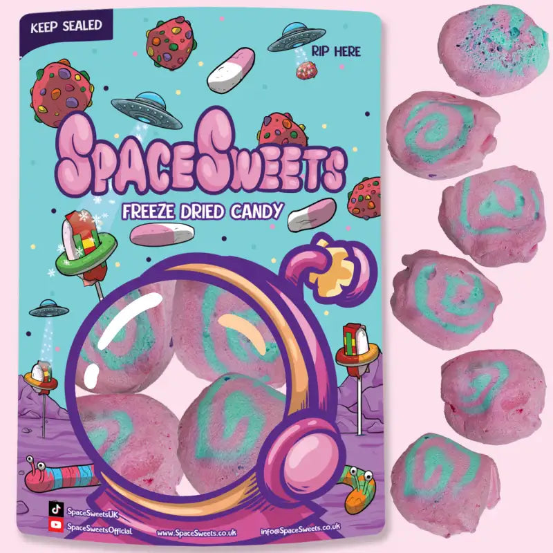Freeze Dried Taffy Candy Floss (Case 12 - RRP £4.99)