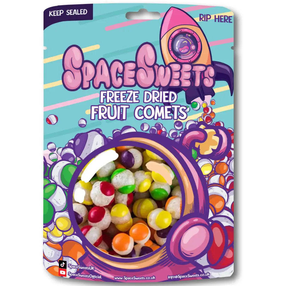 Freeze Dried Fruit Comets Retail Pack (Case 12 - RRP £4.99)