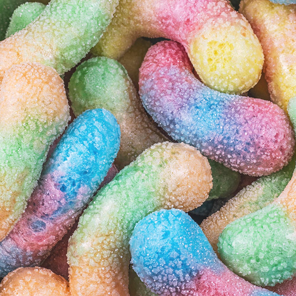 Freeze Dried Sour Worms (Case 12 - RRP £4.99)