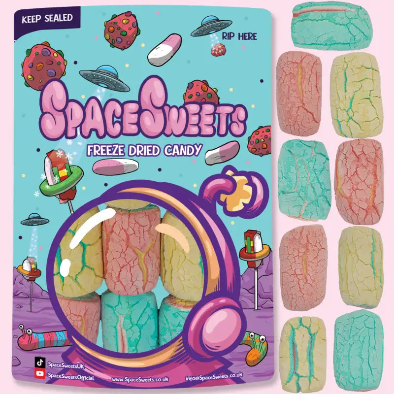 Freeze Dried Marshmallow Tubes (Case 12 - RRP £4.99)