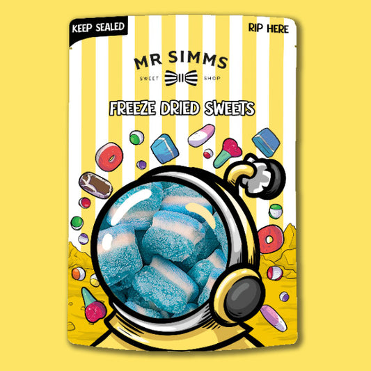 Mr Simms Freeze Dried Raspberry Slices (Case 10 - RRP £4.99)