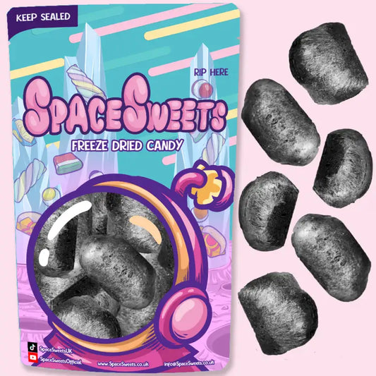 Freeze Dried Liquorice Black Holes (Case 12 - RRP £4.99)