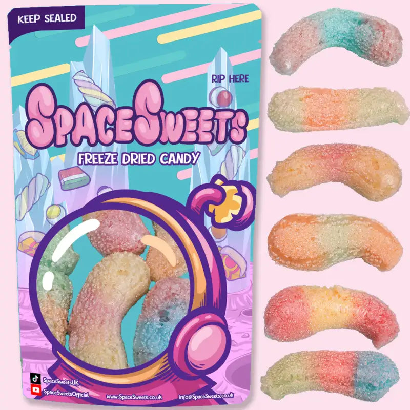 Freeze Dried Sour Worms (Case 12 - RRP £4.99)