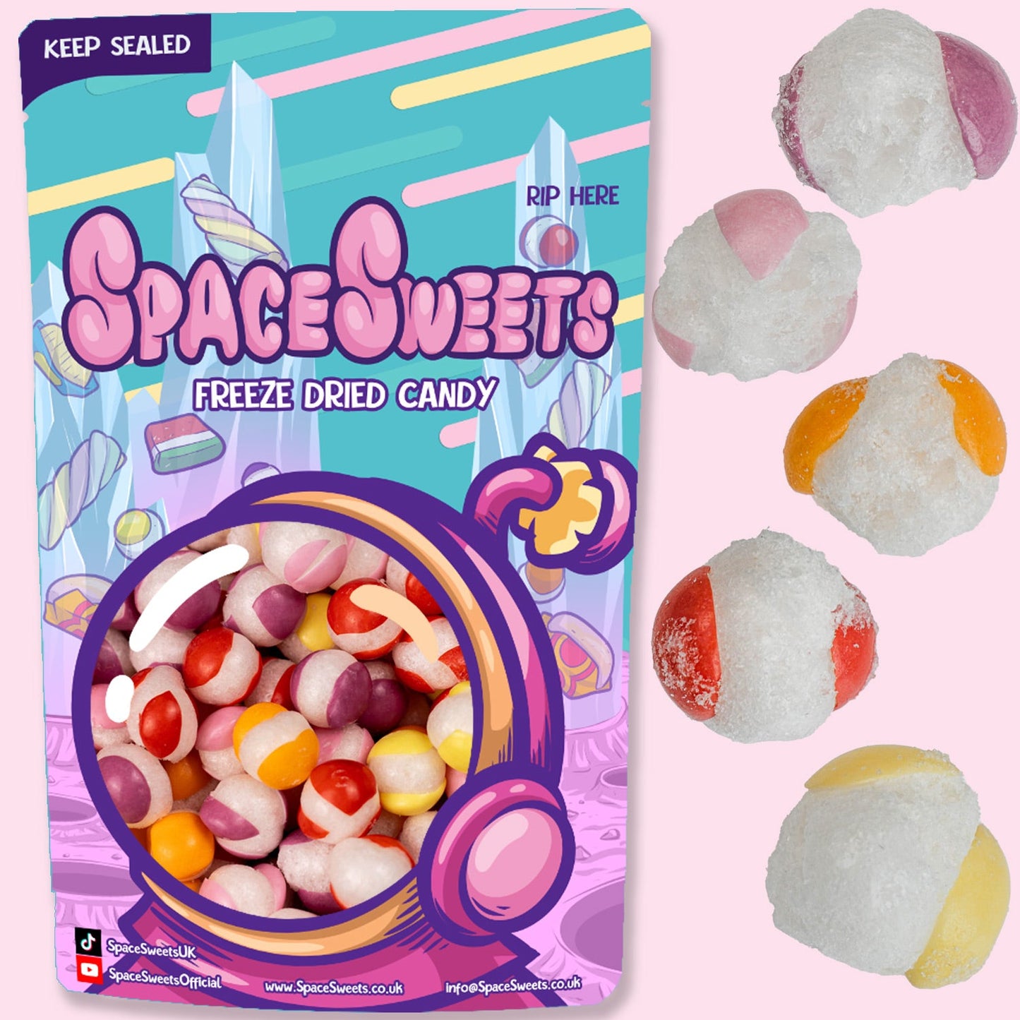 Freeze Dried Desserts Fruit Comets (Case 12 - RRP £2.99)