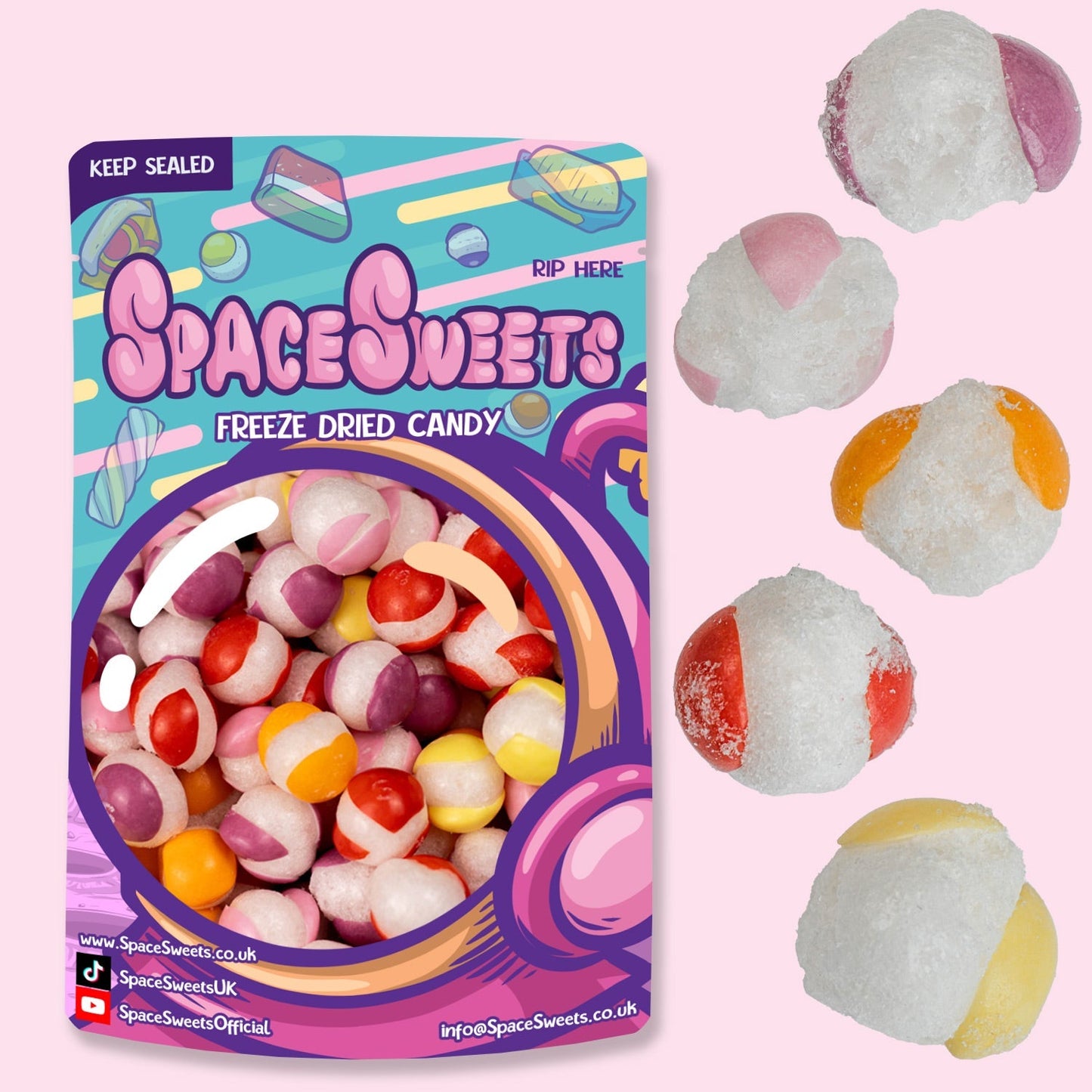 Freeze Dried Desserts Fruit Comets (Case 12 - RRP £2.99)